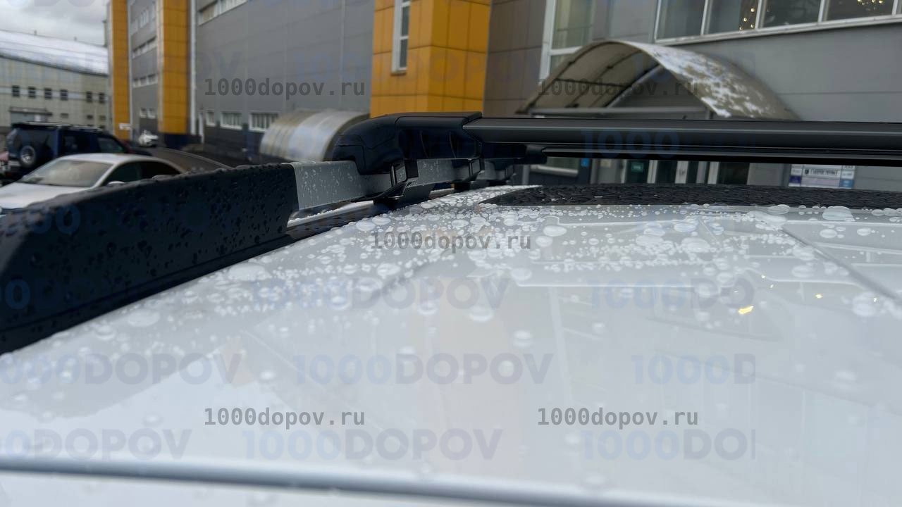 Багажник на рейлинги Haval Dargo из 2 поперечин черные — рисунок 3