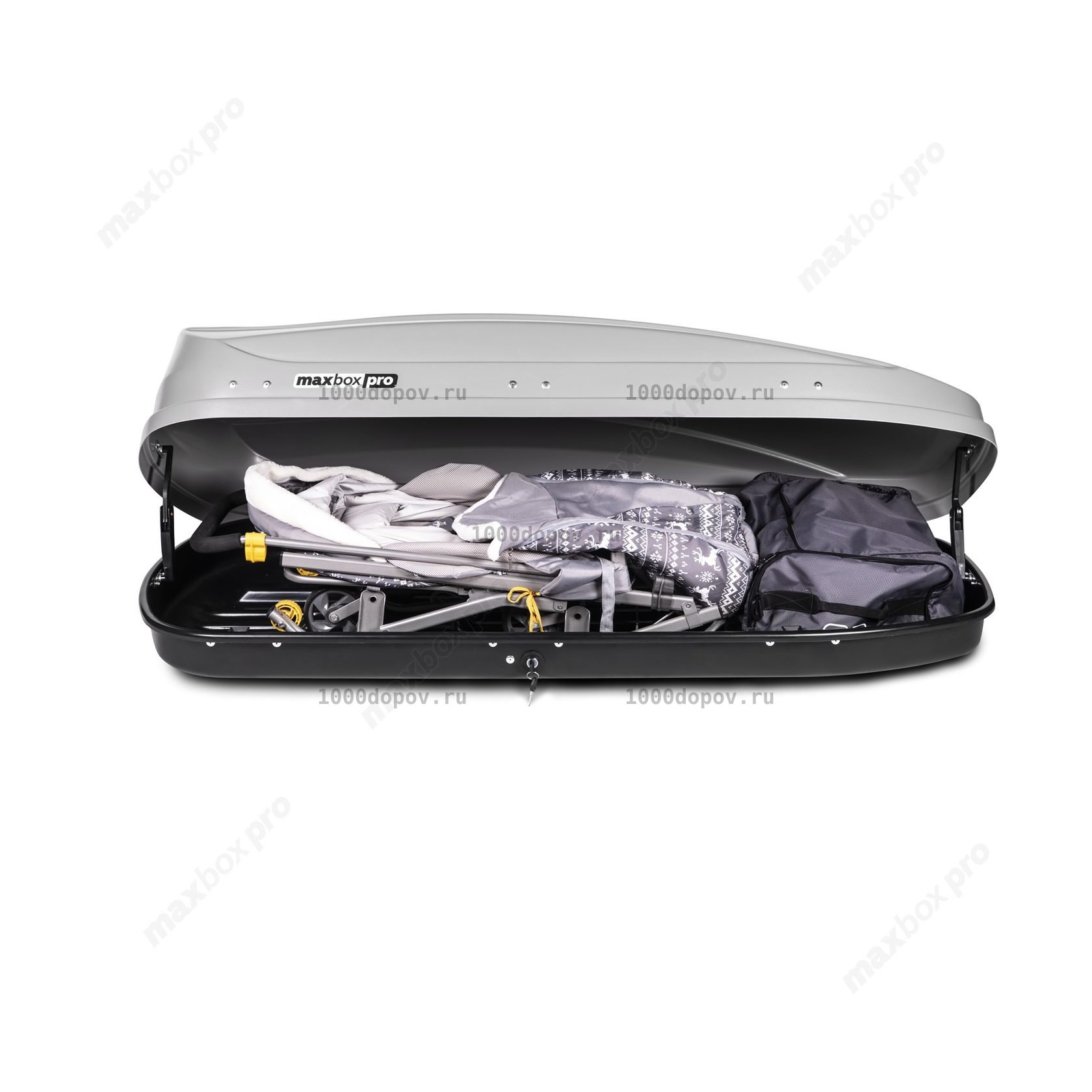 Автобокс MaxBox PRO 460 (средний) серый — рисунок 18