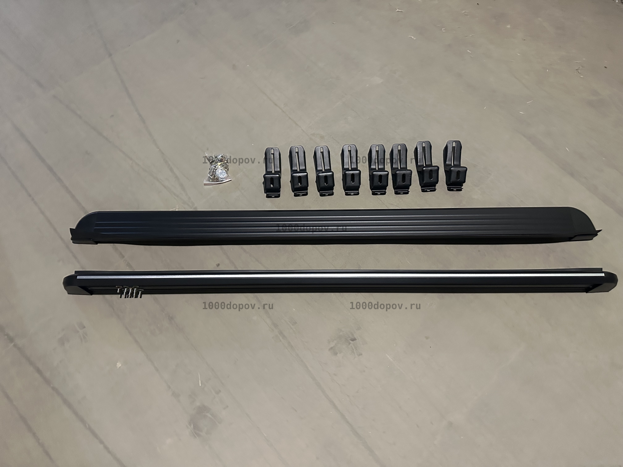 Пороги подножки Omoda C7 2025-н.в черные — рисунок 8