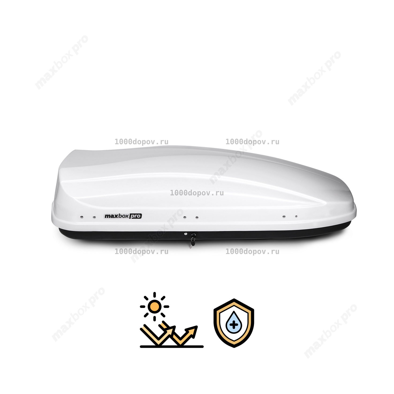Автобокс MaxBox PRO 460 (средний) белый глянцевый — рисунок 2