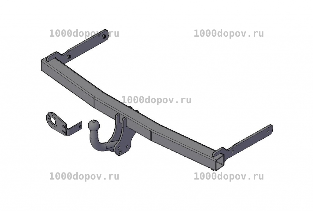 Фаркоп Трейлер 9712 Skoda Superb 2015-н.в. — рисунок 5