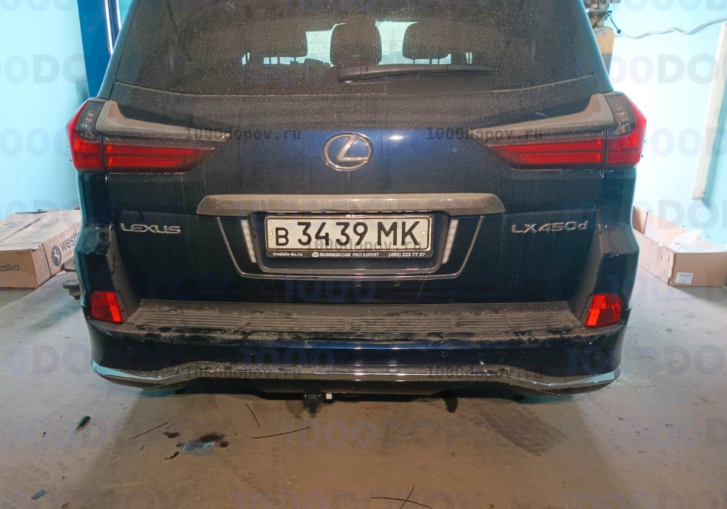 Фаркоп Steinhof T-172 Lexus LX 570 2007-н.в. (быстросъемный) — рисунок 6