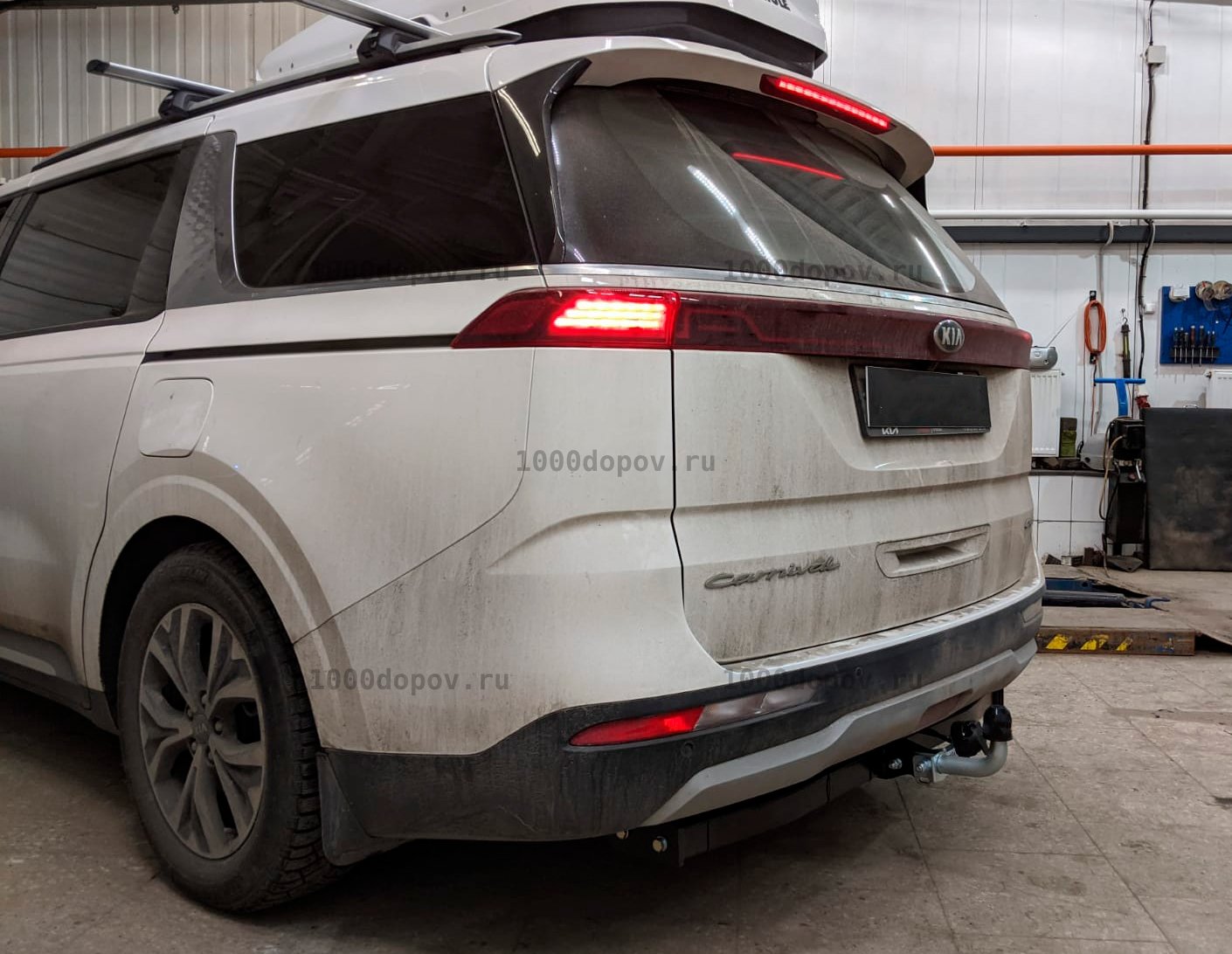 Фаркоп Motodor 91009-A Kia Carnival 2021-н.в (оцинк. Шар) — рисунок 1