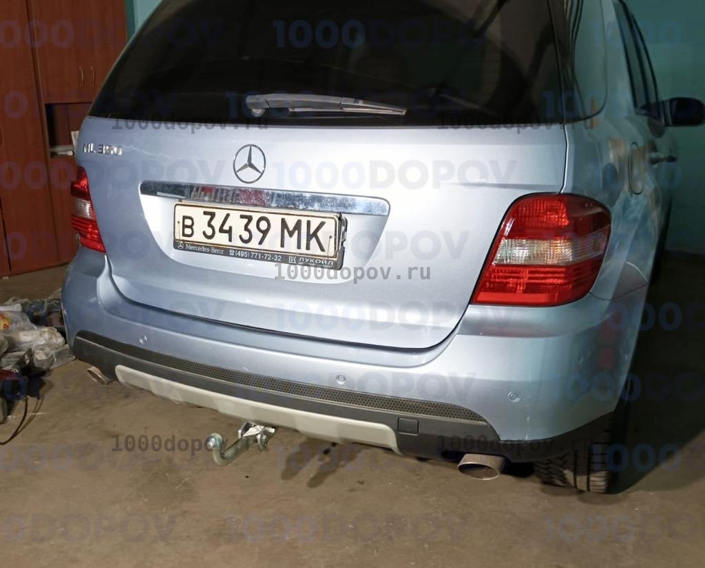 Фаркоп Galia M115A Mercedes GL-Class (W164) 2005-2012 / GL-Class (W166) 2012-2016 (оцинк.) — рисунок 5