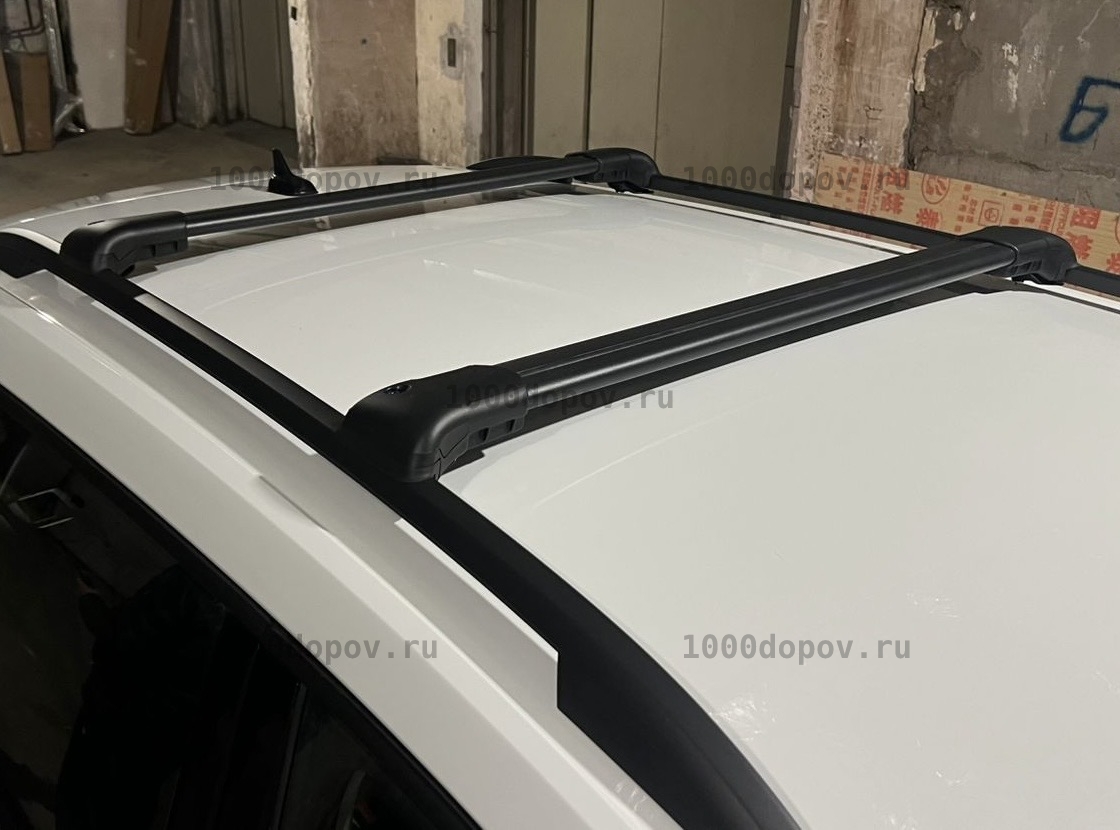 Багажник на рейлинги Subaru XV 2 поперечины черный — рисунок 2