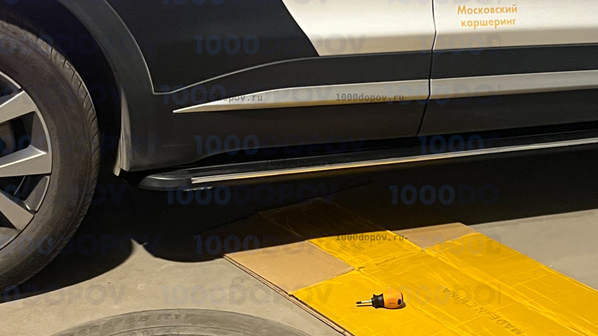 Пороги подножки на Chery Tiggo 7 PRO 2021-н.в — рисунок 20