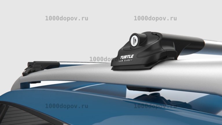 Багажник Air 1 на крышу NISSAN QASHQAI 2006-2013 серебро — рисунок 3