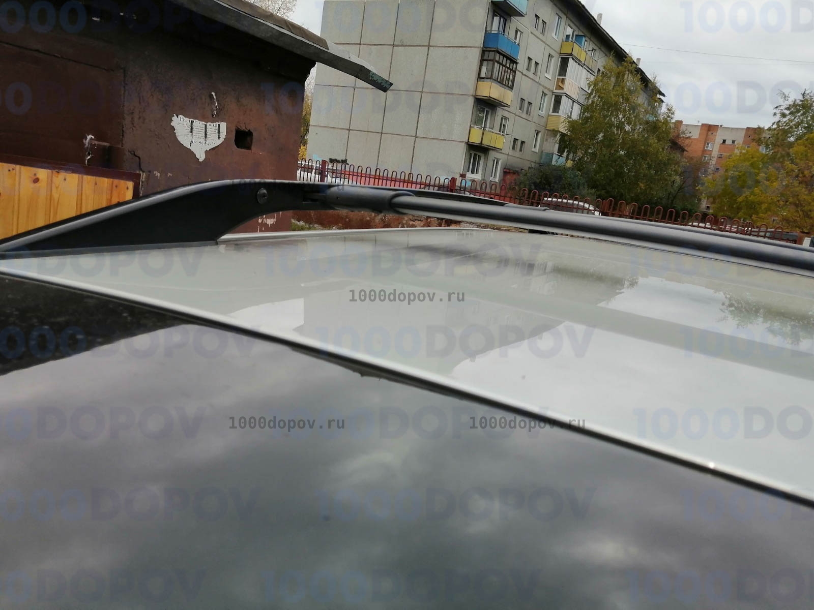 Багажник на рейлинги Toyota Rav4 2006-2013 штатный — рисунок 1