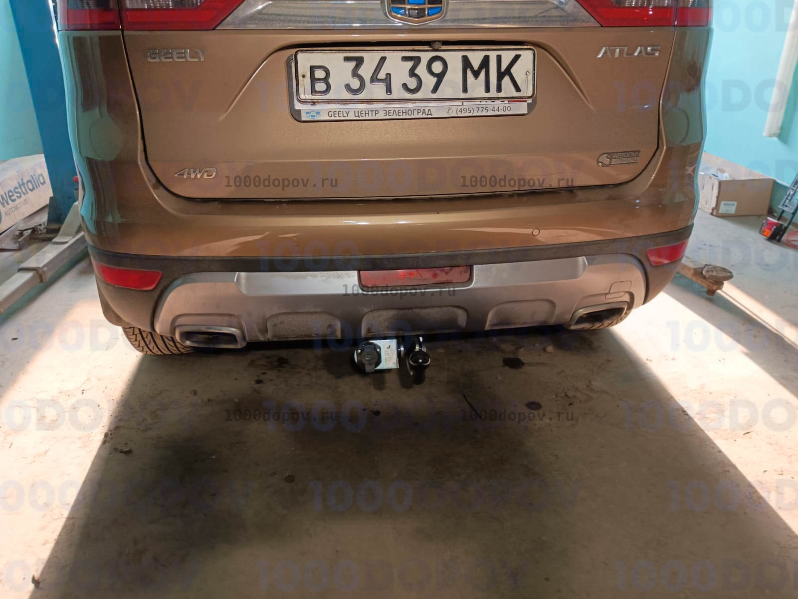 Фаркоп Leader Plus G204-A Geely Atlas 2016-н.в. — рисунок 9