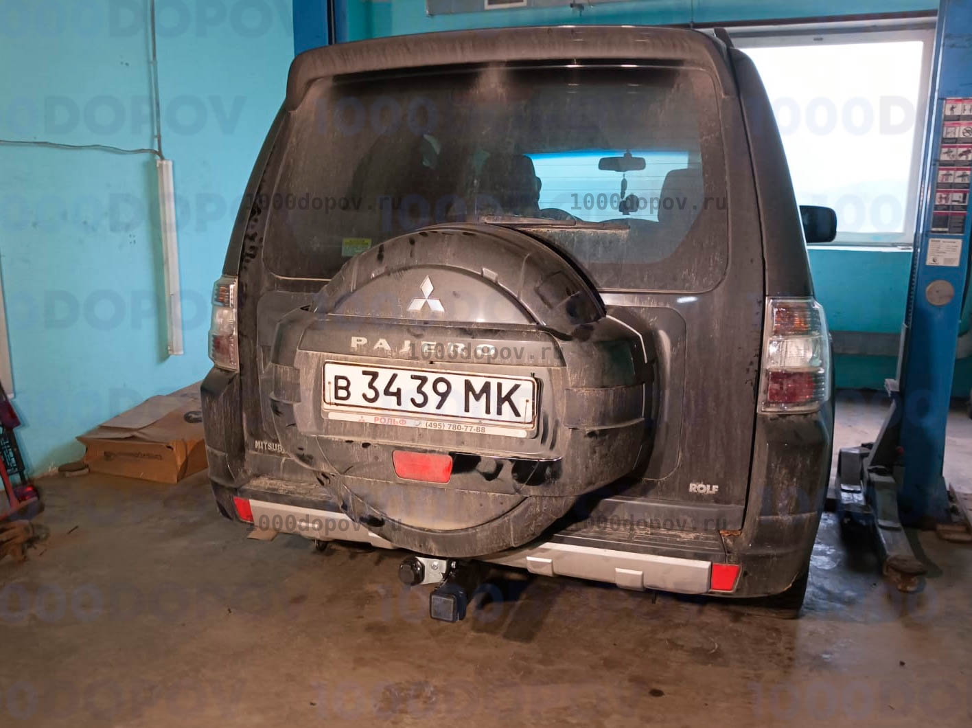 Фаркоп Трейлер 7121 Mitsubishi Pajero 3, 4 2000-н.в. — рисунок 6