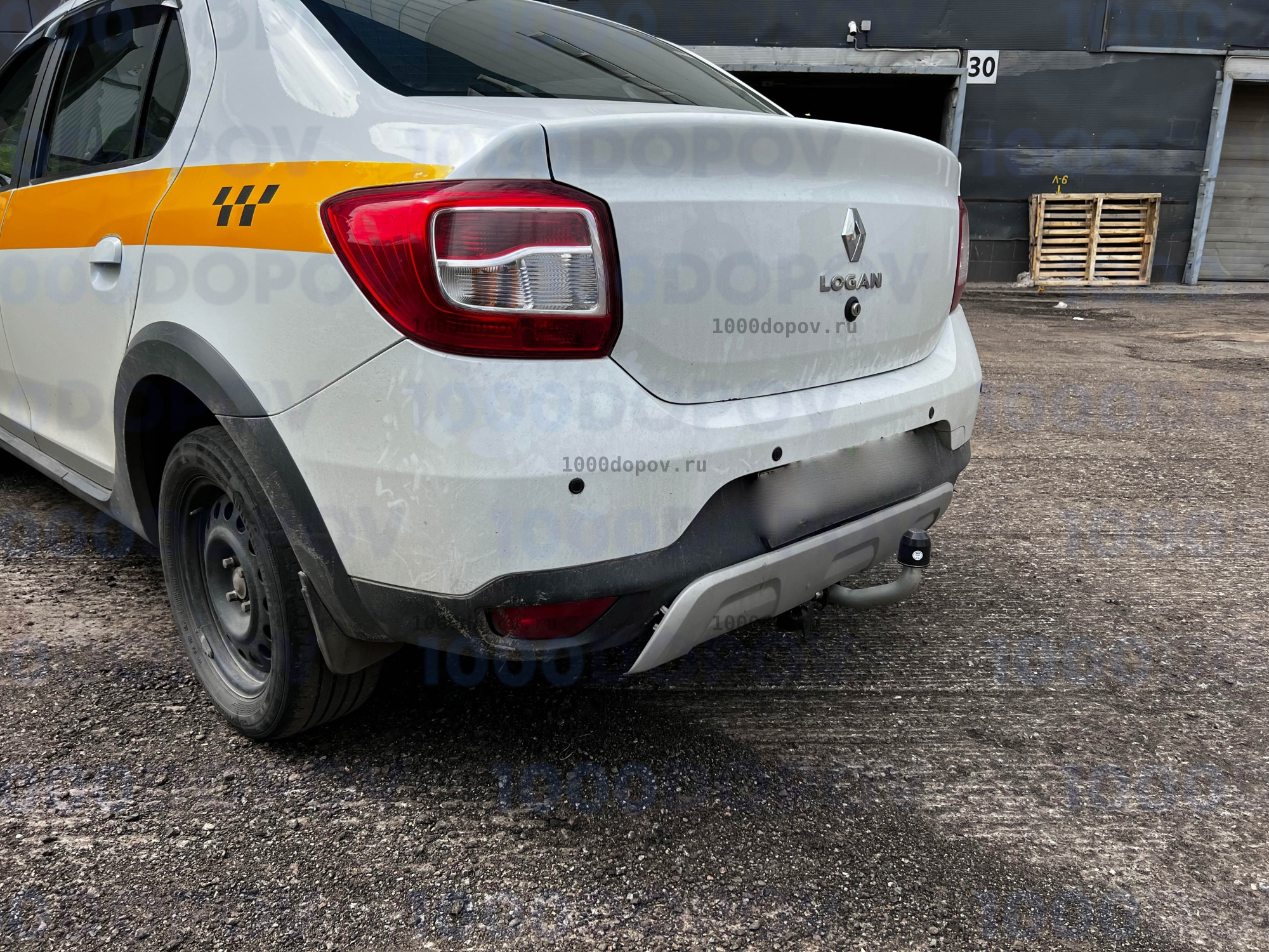 Фаркоп АвтоСтандарт R102A Logan Stepway 2018-н.в. (оцинк. шар) — рисунок 1