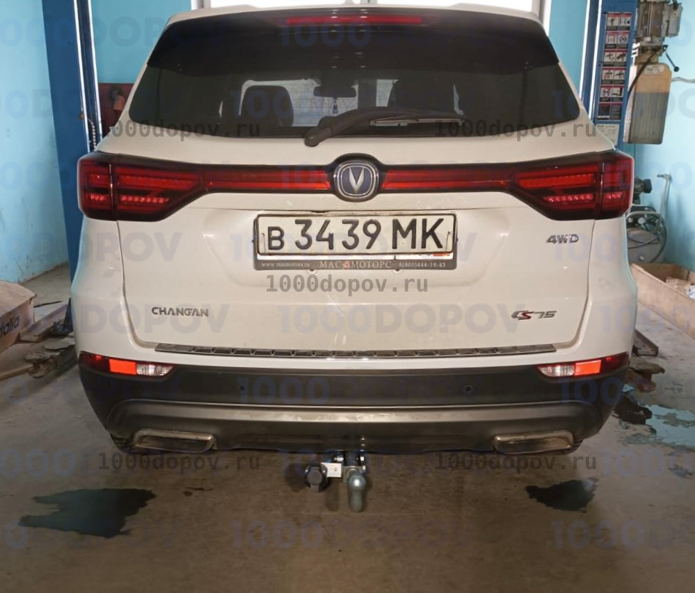 Фаркоп Motodor 97201-A Changan CS75 FL 2018 - н.в (оцинк. шар) — рисунок 3