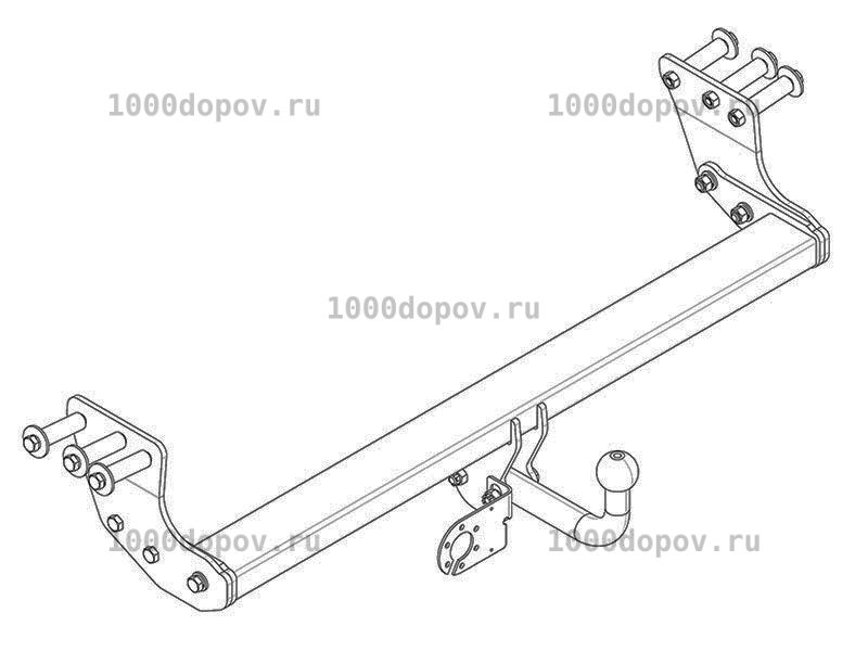 Фаркоп Avtos VL 01 Volvo XC90  2003-2013 — рисунок 4