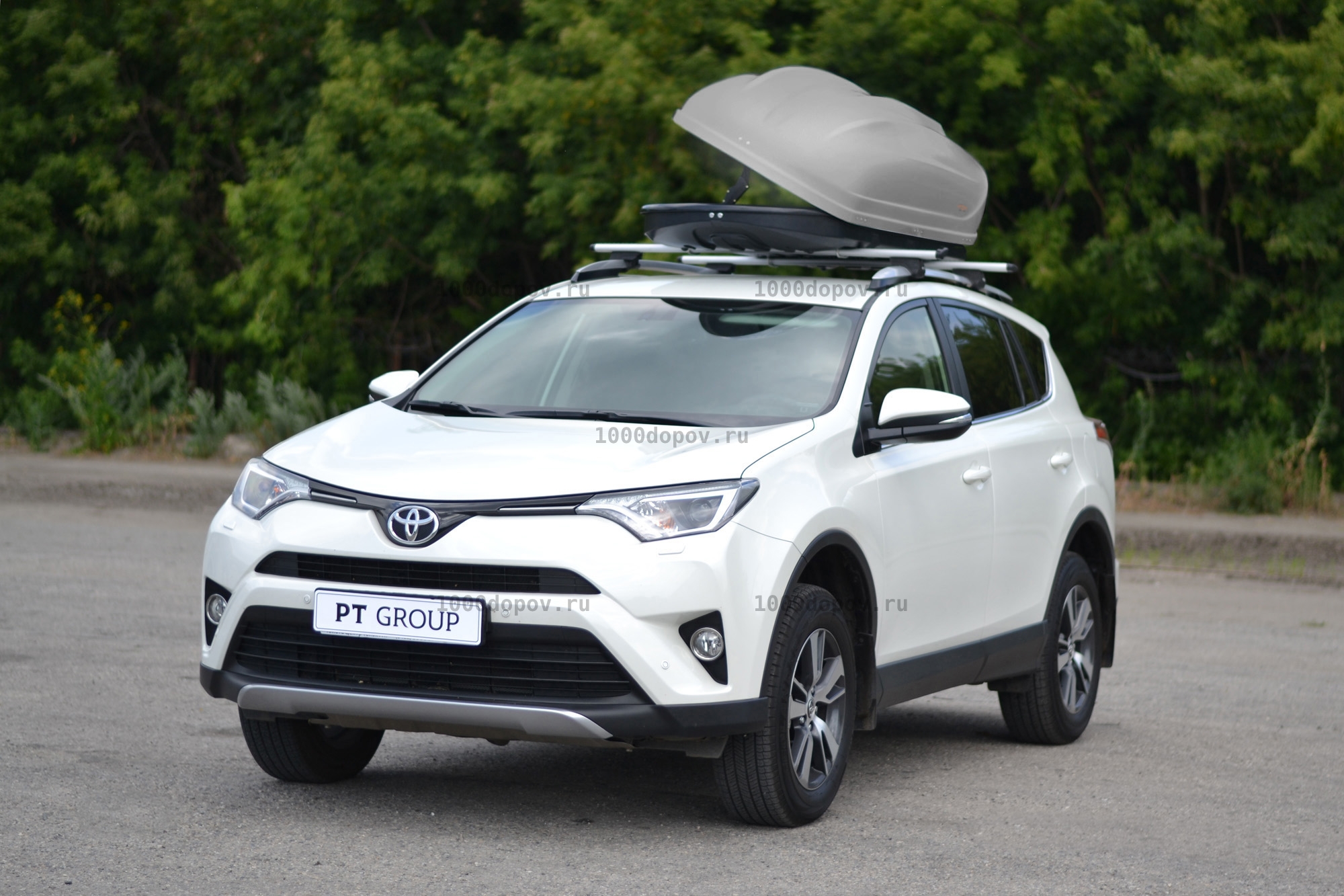 Автобокс ПТ Групп Turino 1 (410 л.) двухсторонний серый — рисунок 6