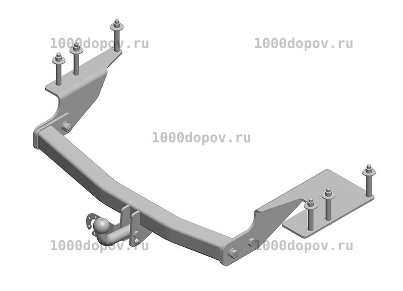 Фаркоп Avtos SY 009 SsangYong Rexton 2 2007-2017 — рисунок 19
