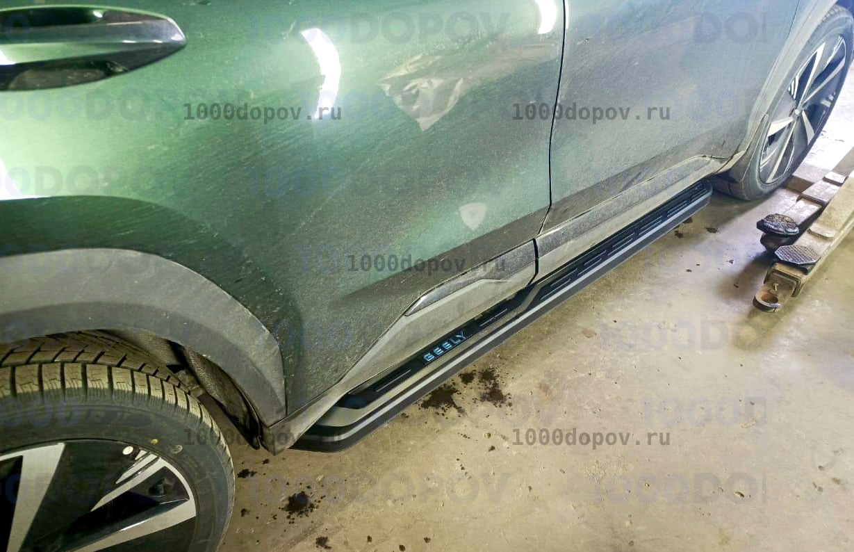 Пороги подножки на Geely Atlas New (Новый) 2024-н.в. — рисунок 21