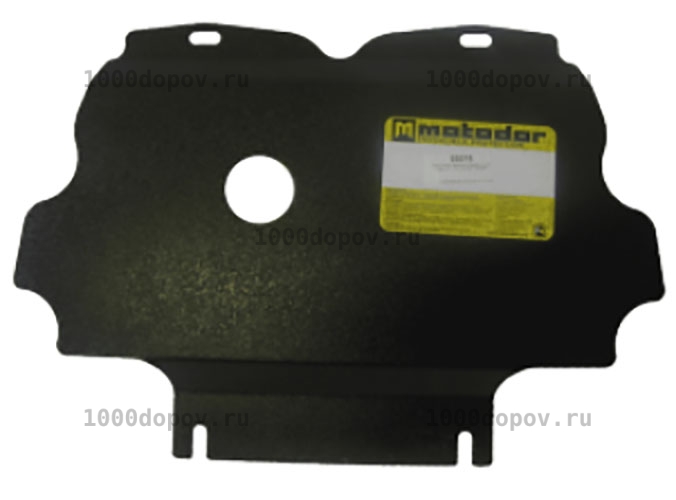 Защита Motodor 03018 Chevrolet TrailBlazer 2001-2008 (Картер, Кпп, Перед. дифф., Разд. коробки) — рисунок 1