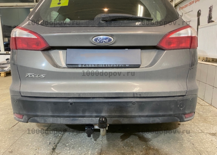 Фаркоп Motodor 90706-A Ford Focus 3 универсал 2011-н.в. (оцинк. шар) — рисунок 2
