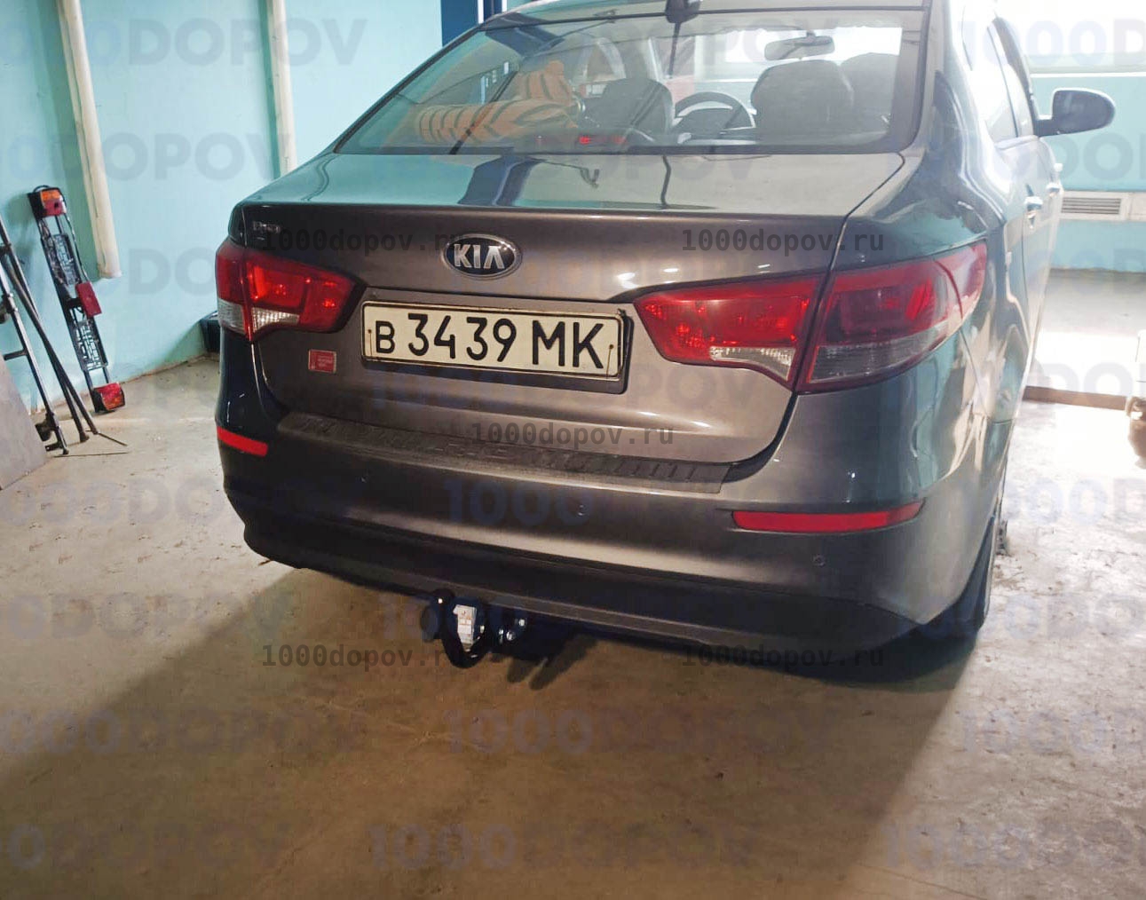 Фаркоп Leader Plus H219-A Kia Rio 3 седан, hb 2011-2017 — рисунок 1