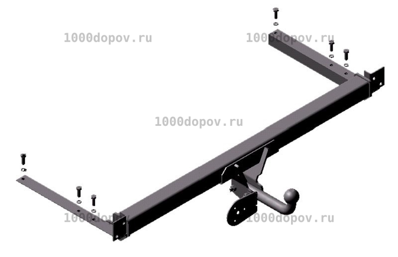 Фаркоп Avtos AU 02 AUDI 100 1988-1991 — рисунок 2