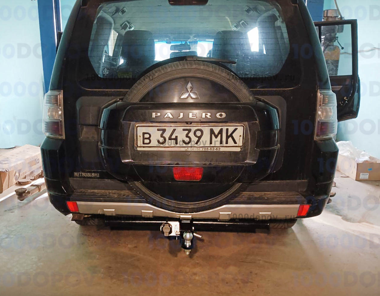 Фаркоп Leader Plus M114-E Mitsubishi Pajero 3/4 (V60/V80) 05/2000-н.в. — рисунок 5