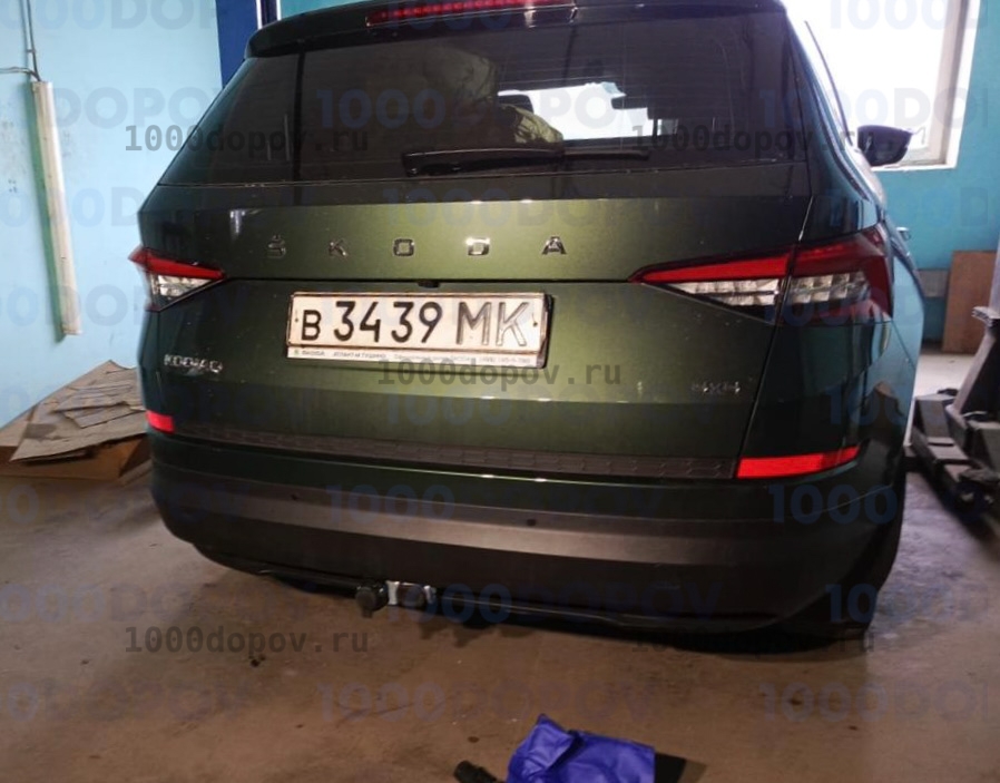 Фаркоп Galia S120C Skoda Kodiaq 2017-н.в. (оцинк. и быстросъем.) — рисунок 7