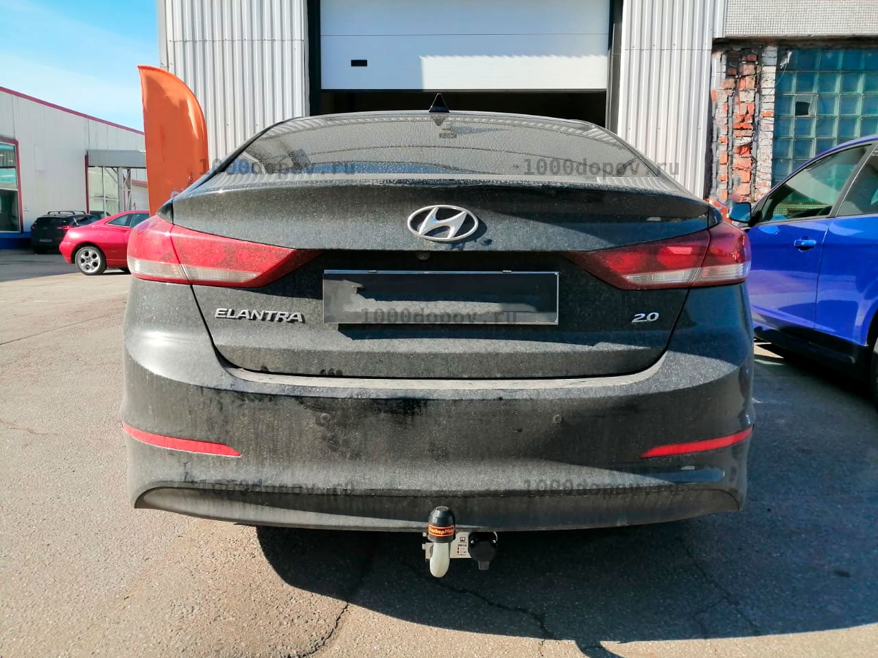 Фаркоп Motodor 90911-A Hyundai Elantra  2016-2020 (оцинк. шар) — рисунок 1