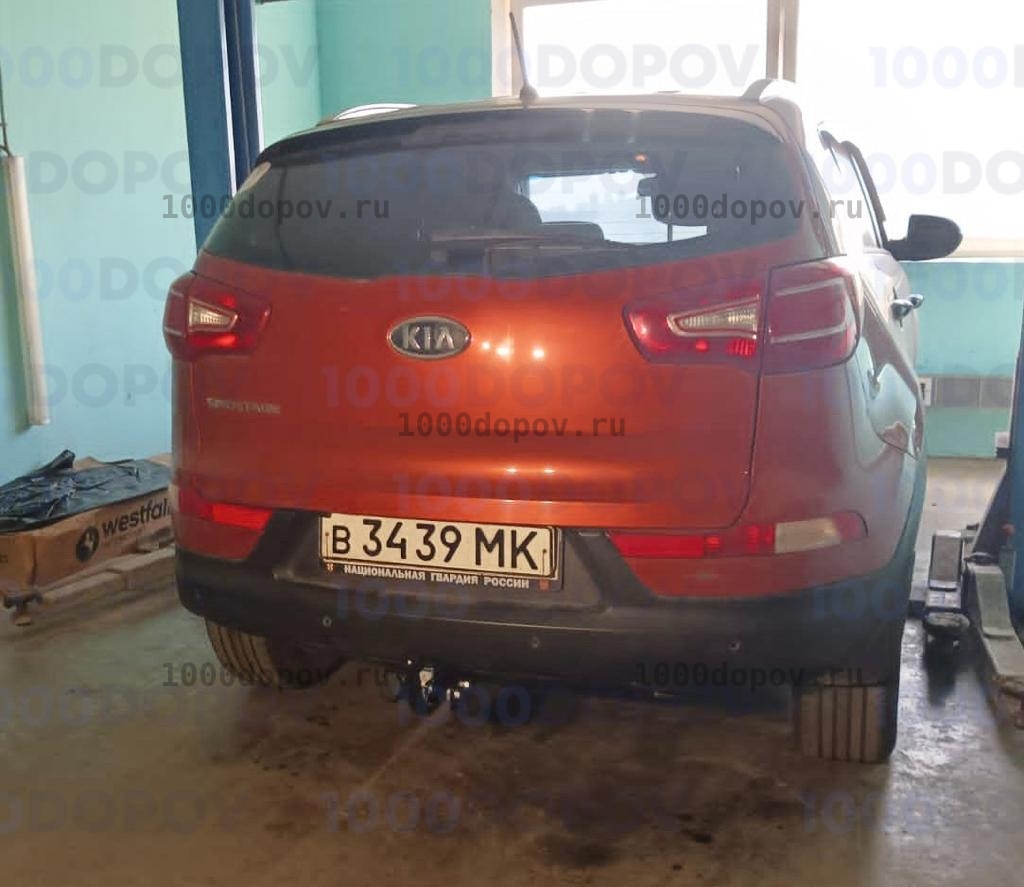 Фаркоп Leader Plus K112-A Kia Sportage (SL) 2010-2016 — рисунок 1
