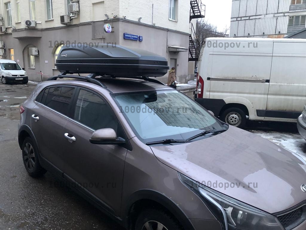 Автобокс ПТ Групп ACTIVE М (450 л.) двухсторонний черный — рисунок 12