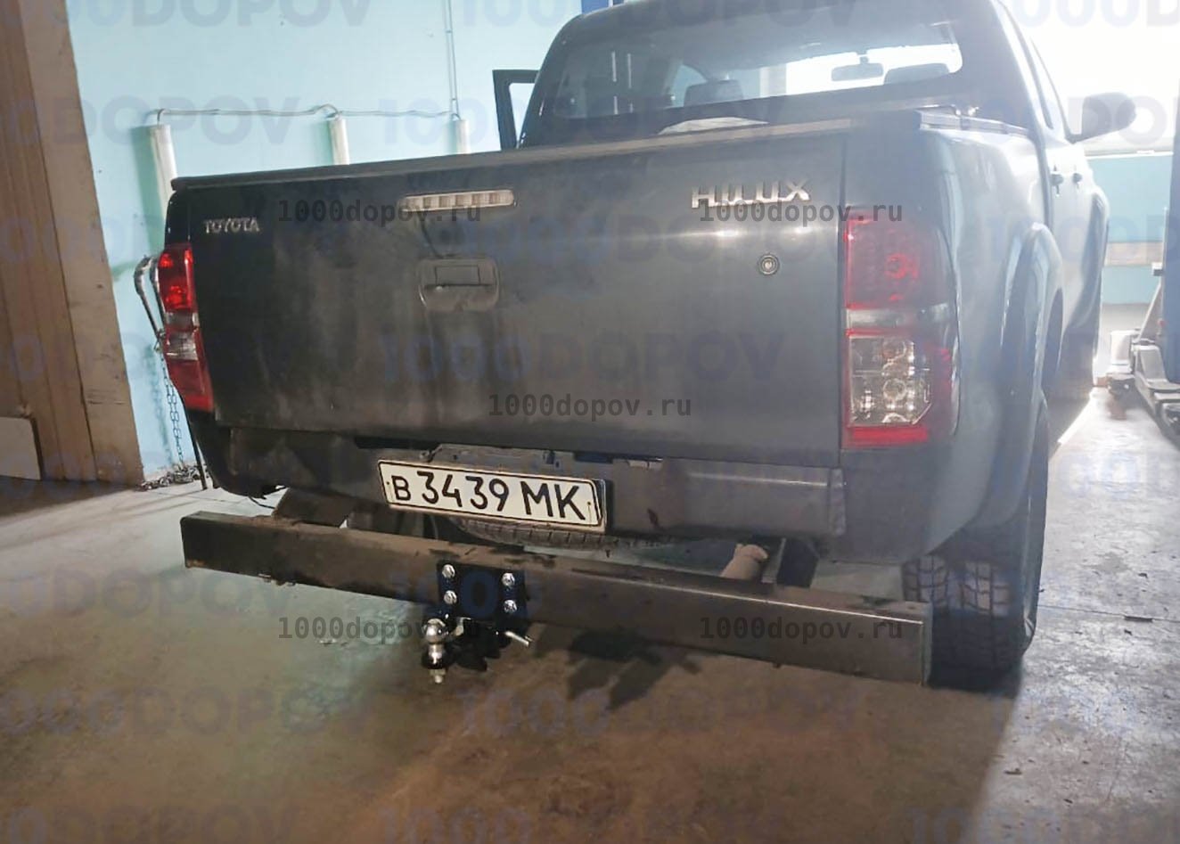 Фаркоп Leader Plus T114-E Toyota Hilux Double Cab (4WD) (N2) 2008-н.в. — рисунок 1