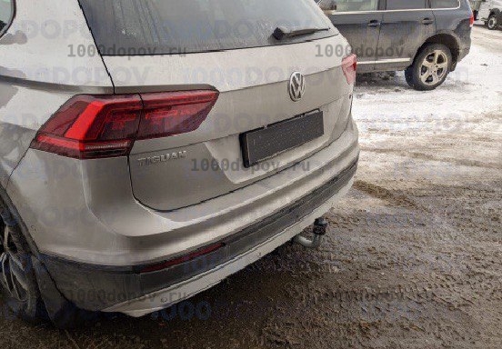 Фаркоп АвтоСтандарт V101A Volkswagen Tiguan 2 2016-н.в.(оцинк. Шар) — рисунок 1