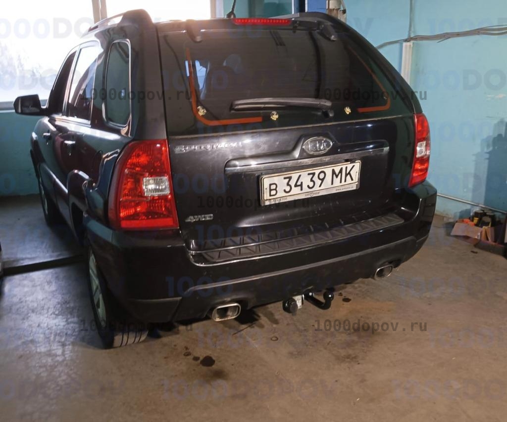 Фаркоп Leader Plus H204-A Kia Sportage (JE) 2005-2010 — рисунок 1
