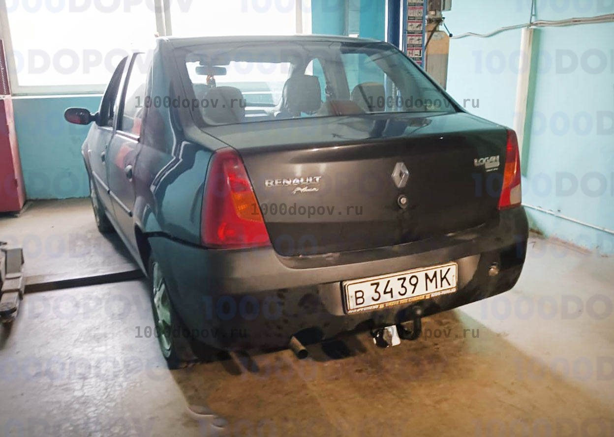 Фаркоп Avtos RN 15 Renault Logan 1 2004-2014 — рисунок 10