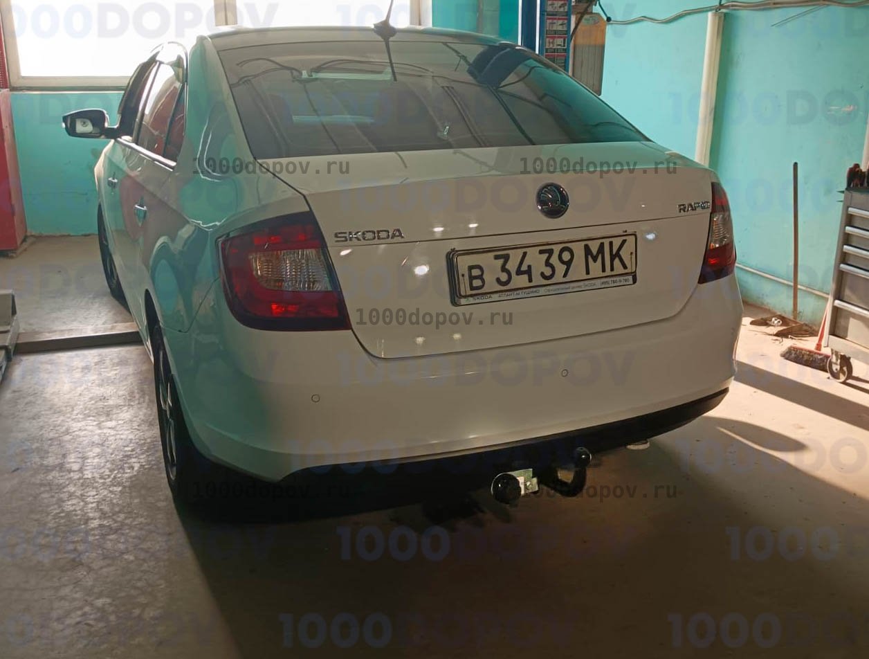 Фаркоп Трейлер 9131 Skoda Rapid лифтбек 2012-н.в. — рисунок 2