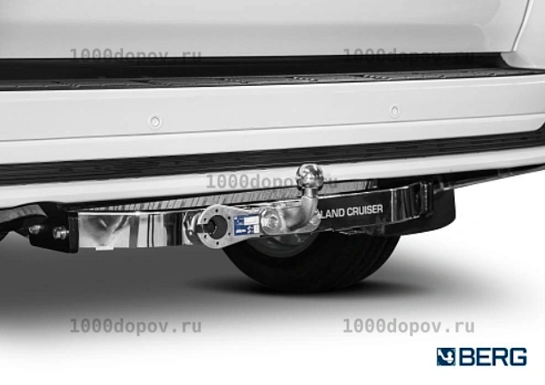 Фаркоп BERG F.5713.005 Toyota Land Cruiser 200 (Executive, TRD) 2007-н.в. (нерж. накл.) — рисунок 1