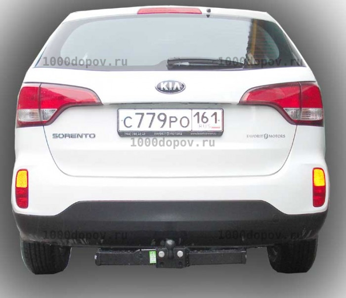 Фаркоп Leader Plus H224-FC Kia Sorento 4 (XM FL) 2012-2020 — рисунок 1