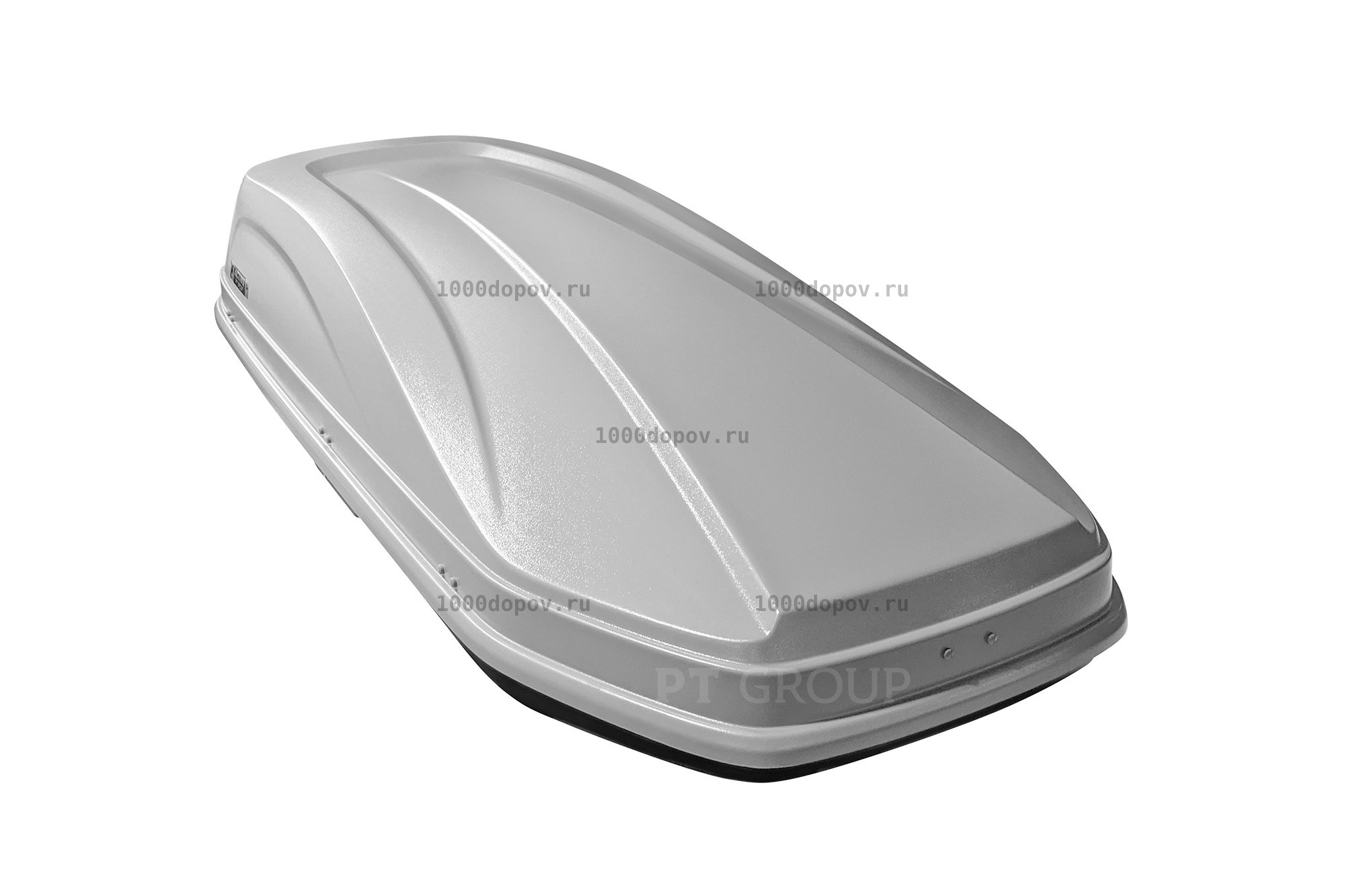 Автобокс ПТ Групп ACTIVE L (650 л.) двусторонний серый — рисунок 1