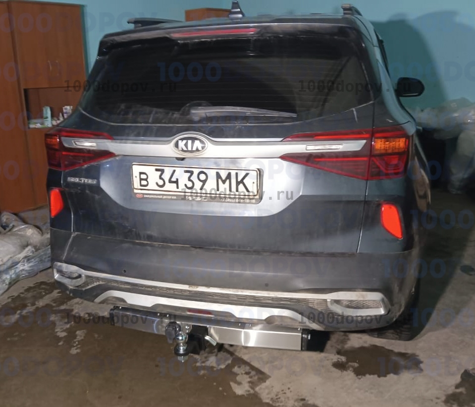 Фаркоп PT GROUP  KST-20-991124.00 для Kia Seltos 2020-2022. (нерж. накладка) — рисунок 1