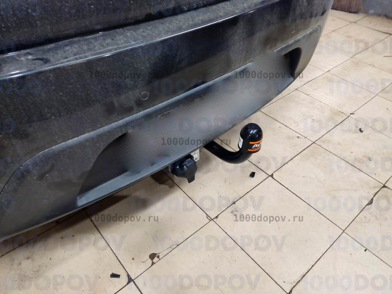Фаркоп Leader Plus H228-A Kia Rio 4 2017-н.в. (только без среднего ПТФ) — рисунок 4