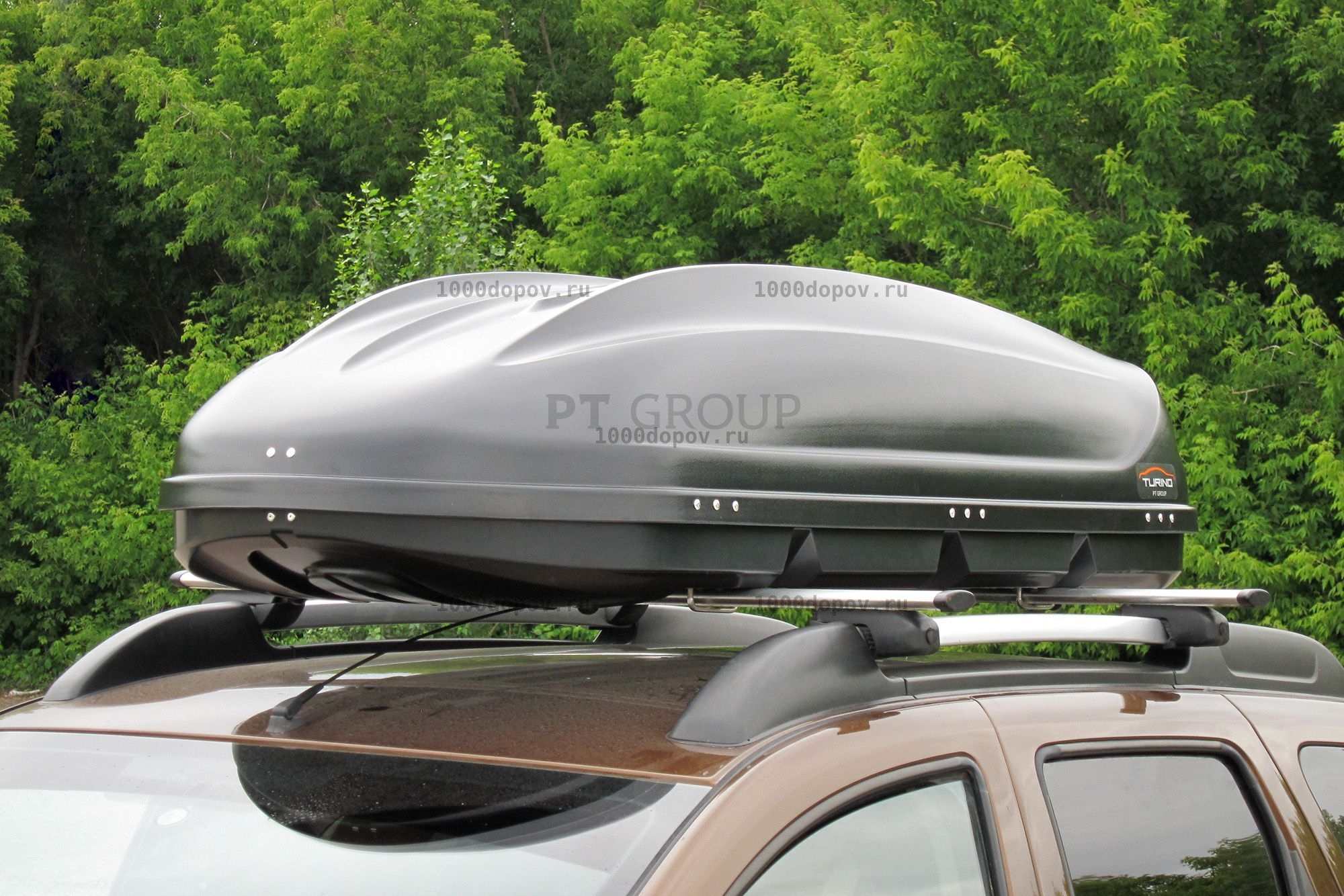Автобокс ПТ Групп Turino 1 (410 л.) двухсторонний черный — рисунок 8