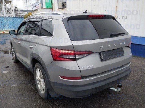 Фаркоп АвтоСтандарт V101A Skoda Kodiaq 2017-н.в.(оцинк. Шар) — рисунок 1
