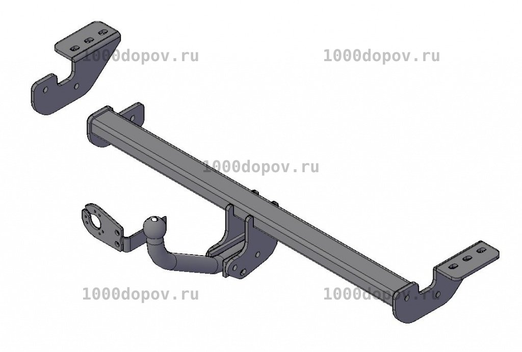 Фаркоп Трейлер 7520 SsangYong Actyon 2WD/4WD 2011-н.в. — рисунок 12