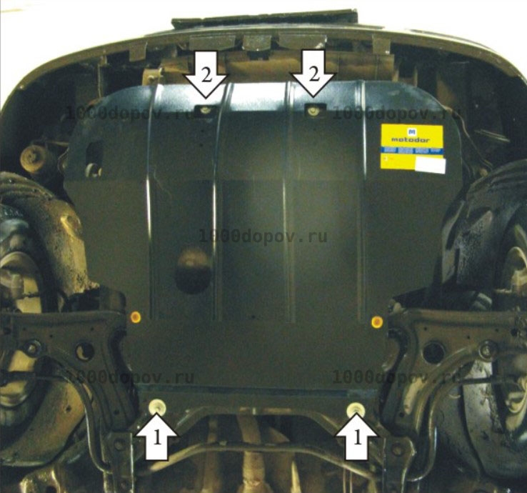 Защита Motodor 02701 SEAT Ibiza 1993-2002 (Картер,КПП) — рисунок 3