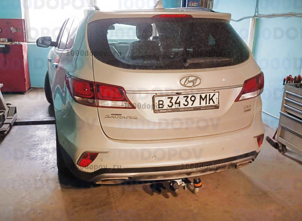 Фаркоп Motodor 90908-A Hyundai Grand Santa Fe 2014-2018 (оцинк. шар) — рисунок 1
