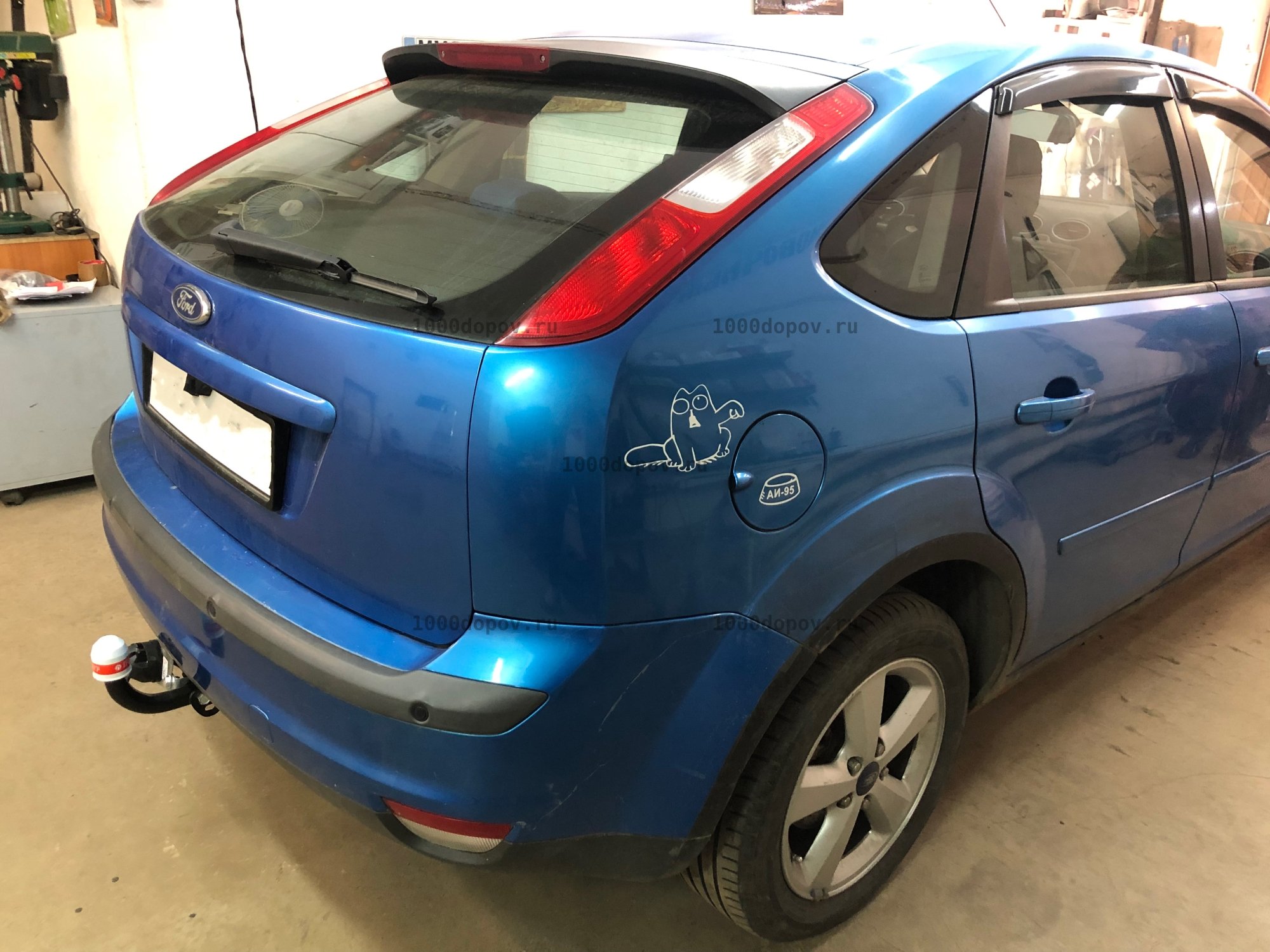 Фаркоп Трейлер 6011 Ford Foсus 2 hb 2004-2011 — рисунок 10