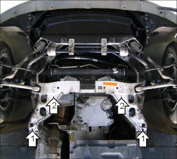 Защита Motodor 00210 на BMW 1 (e81, E87) 2004-2007. (Картер) — рисунок 2