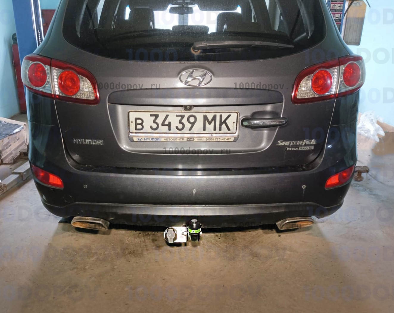 Фаркоп Leader Plus H215-A KIA Sorento 3 (XM) 2009-2012 — рисунок 10