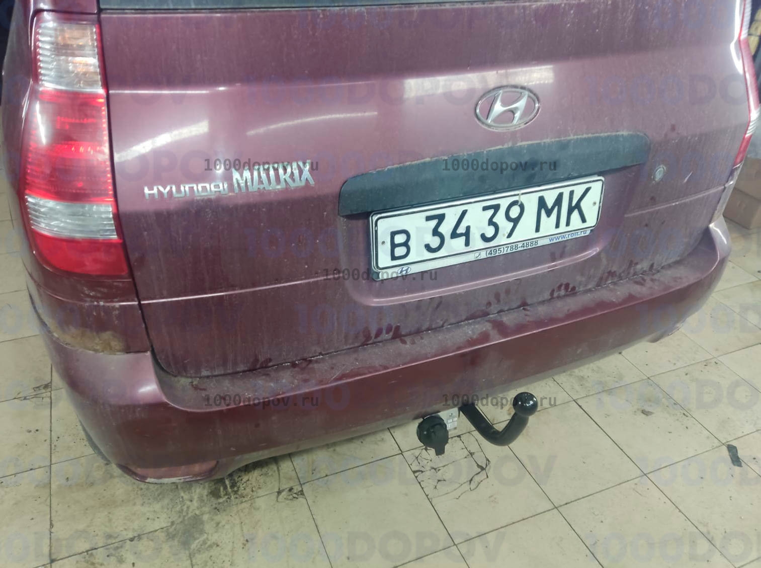 Фаркоп Leader Plus H212-A Hyundai Matrix (FC) 2001-2010 — рисунок 9