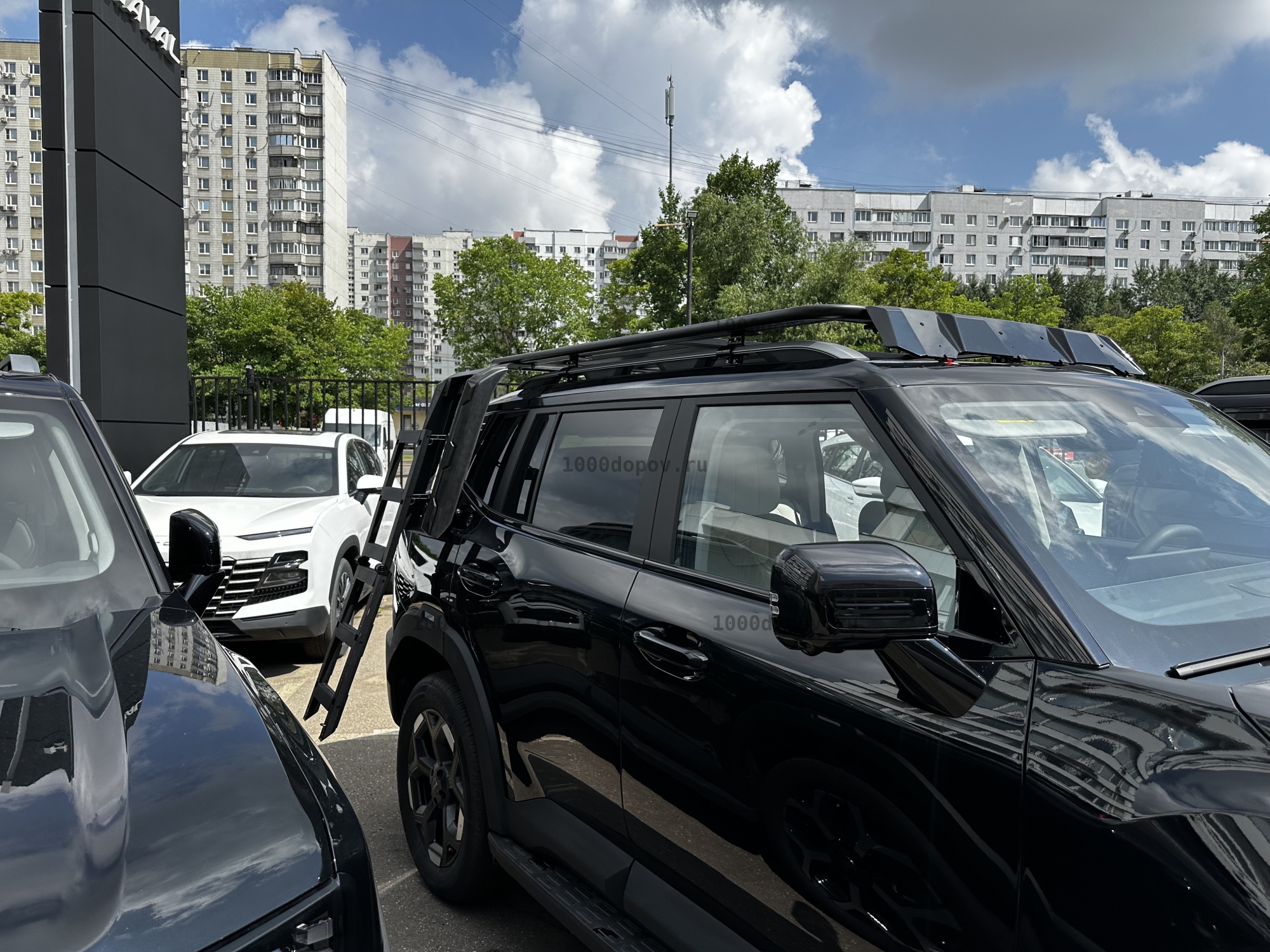Боковая лестница для внедорожника Jetour T1 2025-н.в. — рисунок 20