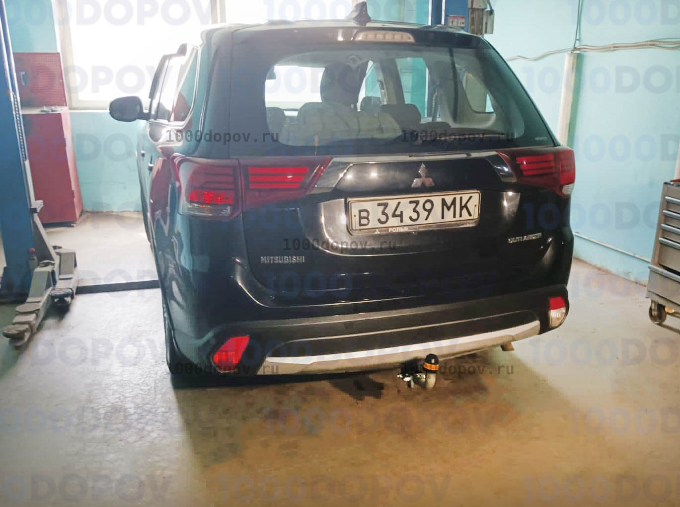 Фаркоп Motodor 91312-A Mitsubishi Outlander 2012 - 2019, 2019 - н.в. (оцинк. шар) — рисунок 27